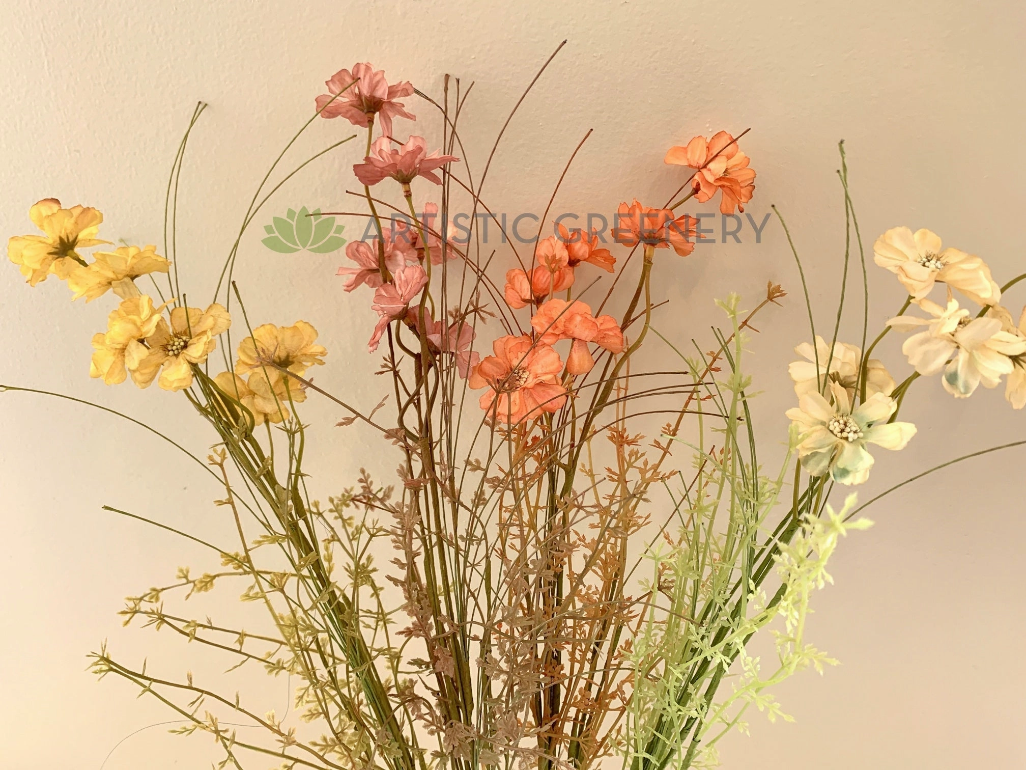 SP0361 Dried-Look Flower - Cosmos 58cm 5 Colours