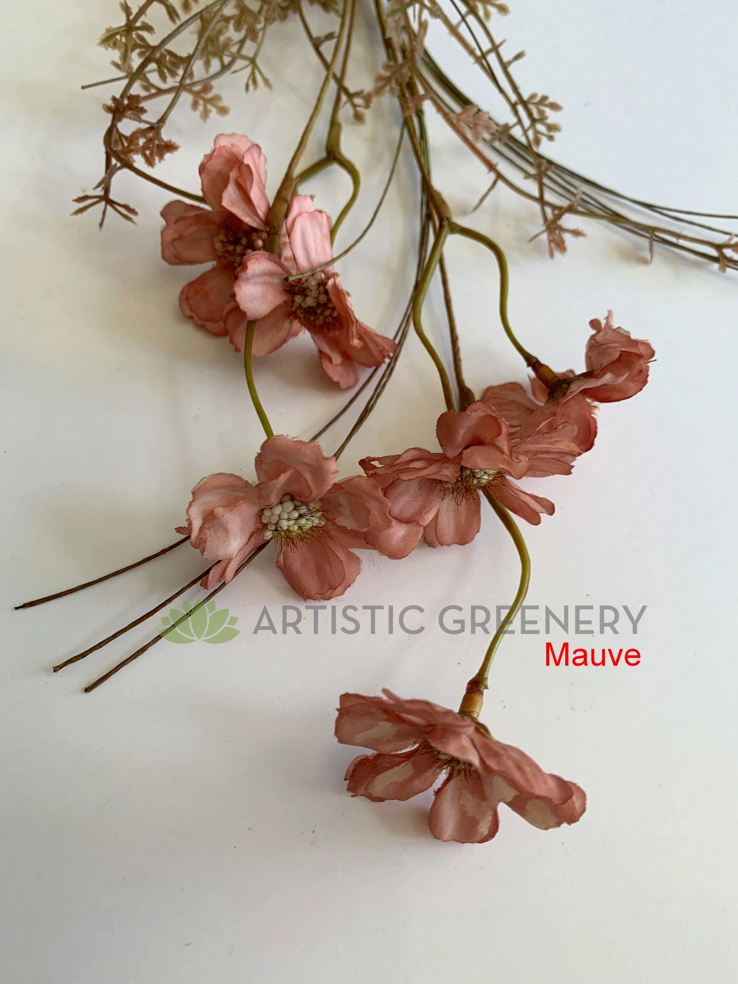 SP0361 Dried-Look Flower - Cosmos 58cm 5 Colours