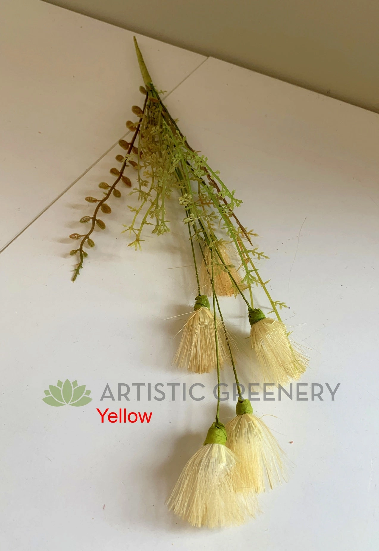 SP0365 Dried-Look Flower - Dandelion 55cm 3 Colours