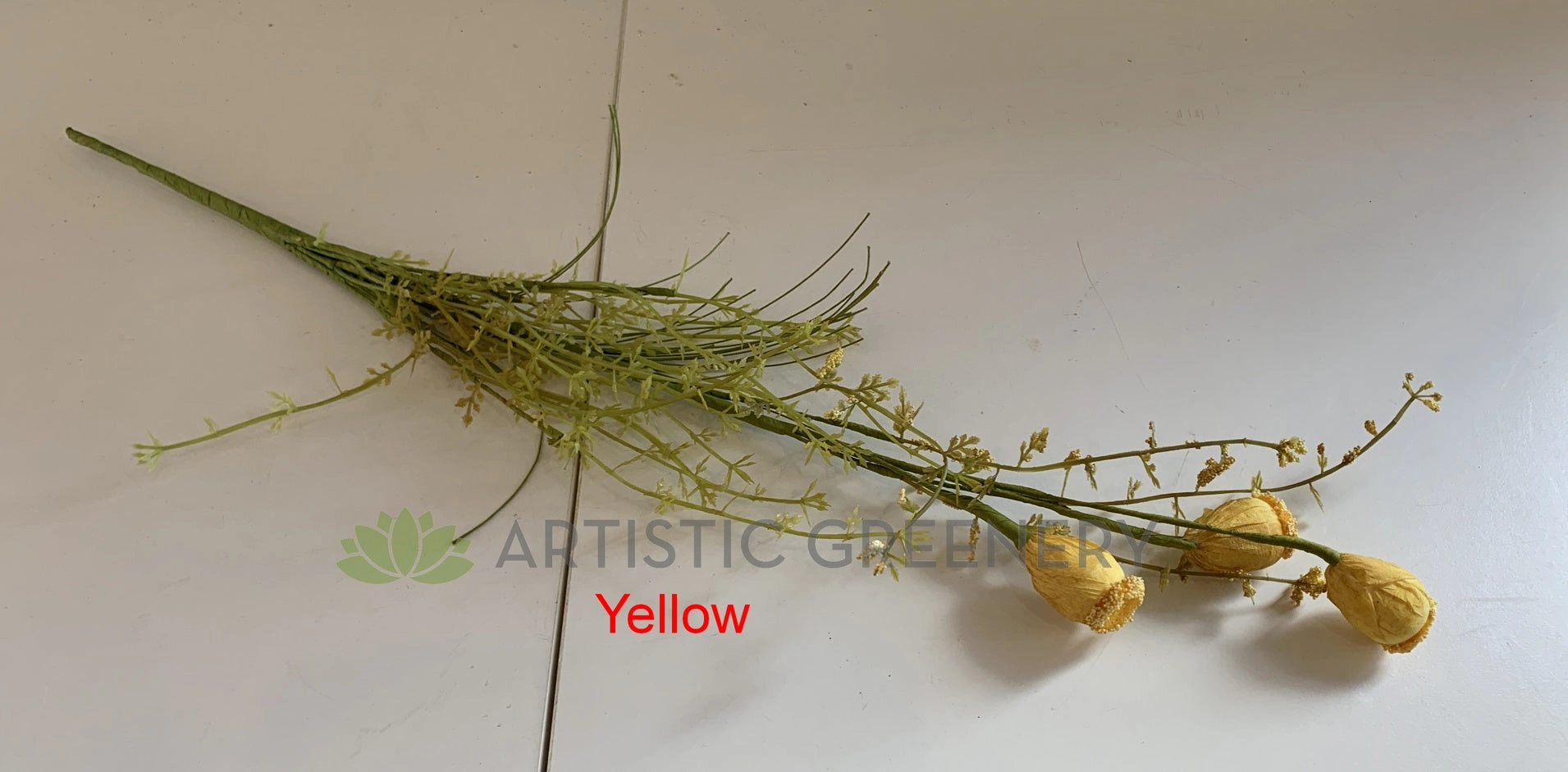 SP0366 Dried-Look Flower - Flower Pods 60cm 4 Colours
