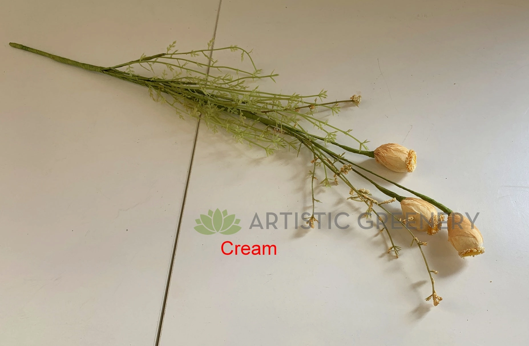 SP0366 Dried-Look Flower - Flower Pods 60cm 4 Colours