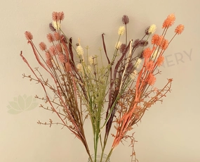 SP0368 Dried-Look Flower - Wild Flower 60cm 4 Colours indoor houseplants  