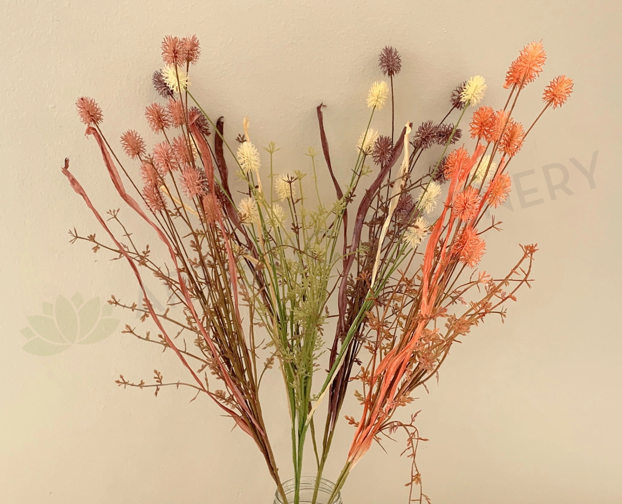 SP0368 Dried-Look Flower - Wild Flower 60cm 4 Colours indoor houseplants  