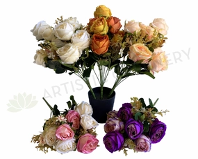 SP0374 Large Rose Bunch 50cm 5 Styles indoor houseplants  