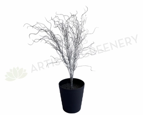SP0390 Silver Glitter Spanish Moss / Old Man Beard Bunch 51cm xl flower pot  