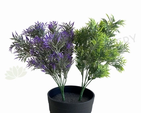 SP0408 Greenery Bunch 32cm Green / Purple xl flower pot  