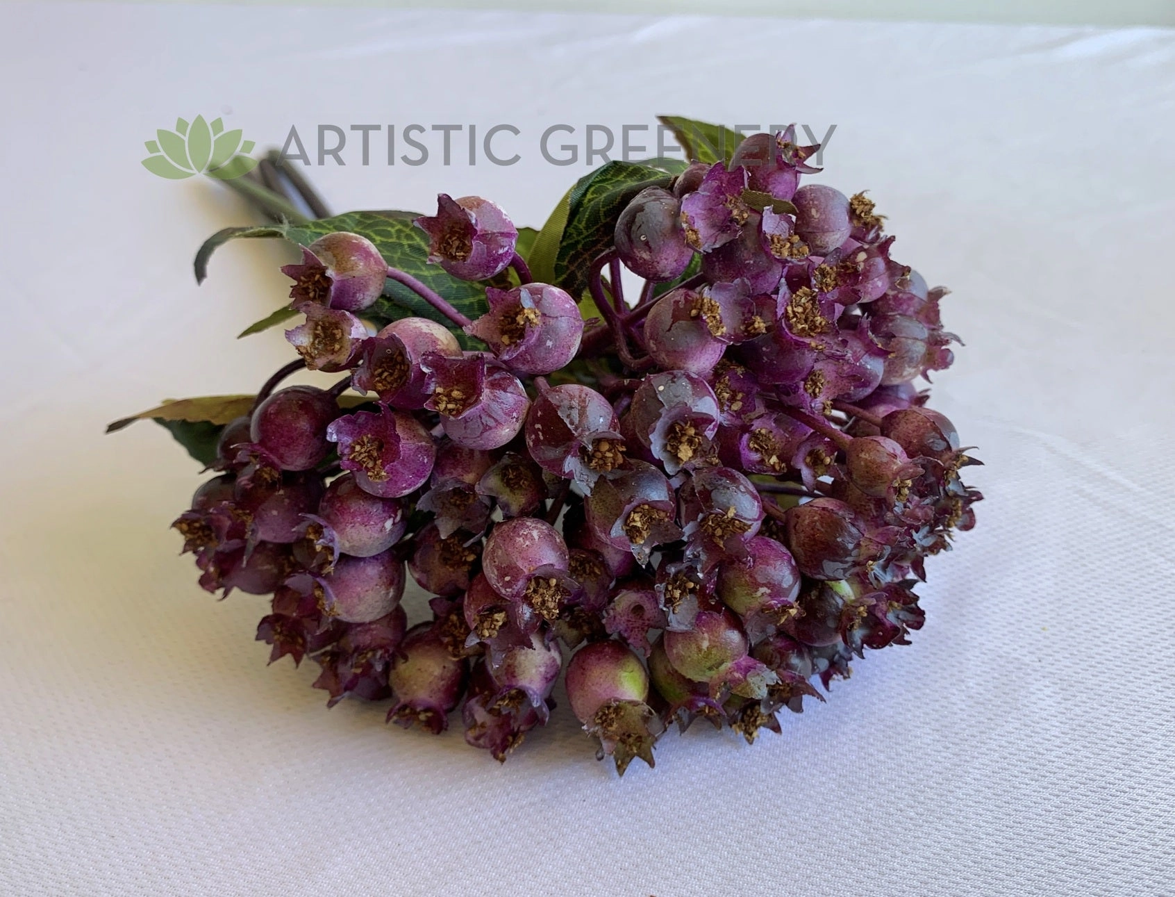 SP0413 Purple Berry Bunch 30cm