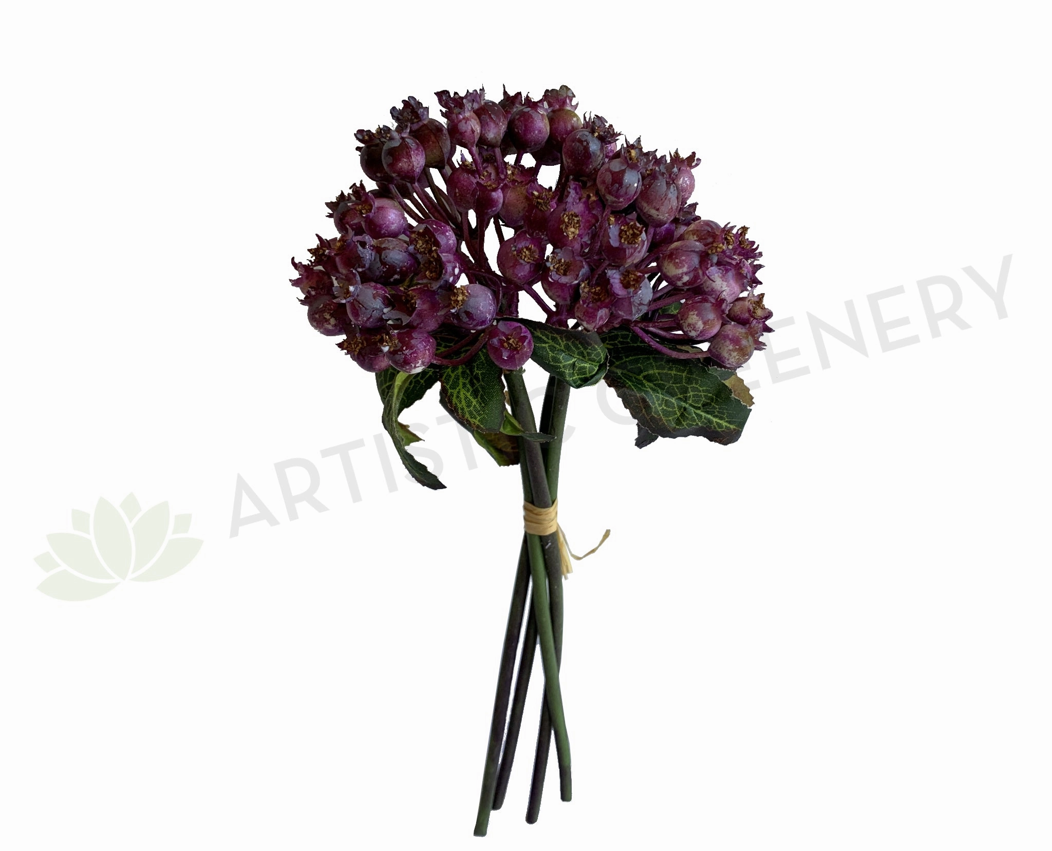 SP0413 Purple Berry Bunch 30cm xl flower pot  