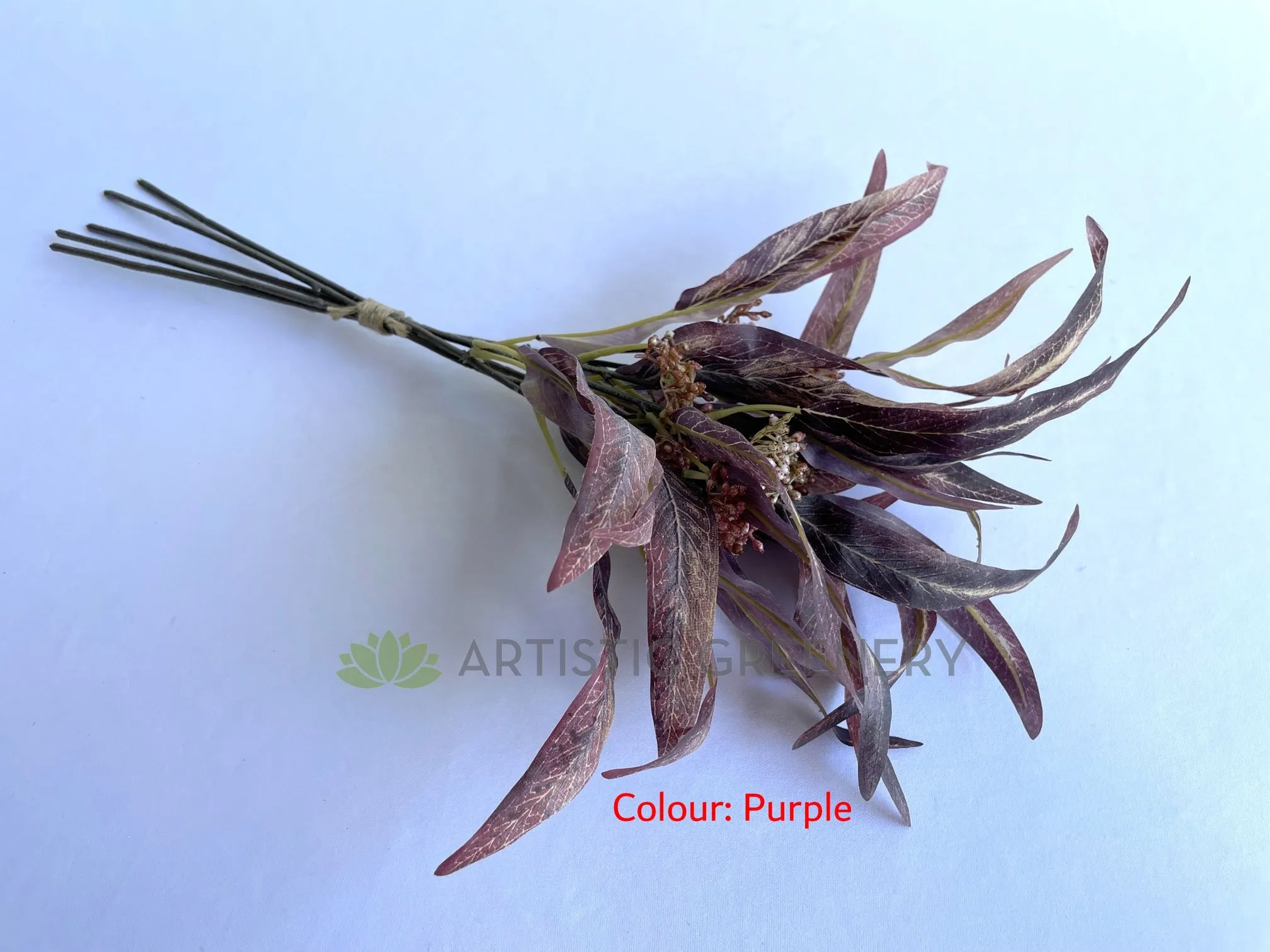 SP0424 Gum Leaf / Eucalyptus Foliage Bunch 54cm4 Colours