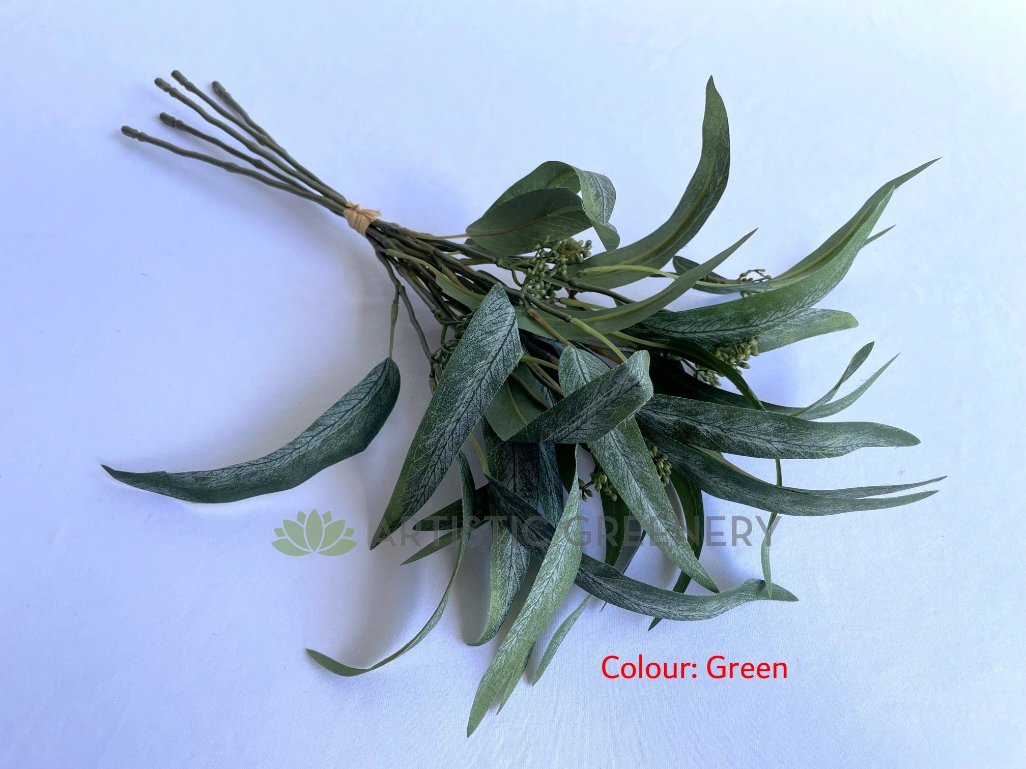 SP0424 Gum Leaf / Eucalyptus Foliage Bunch 54cm4 Colours
