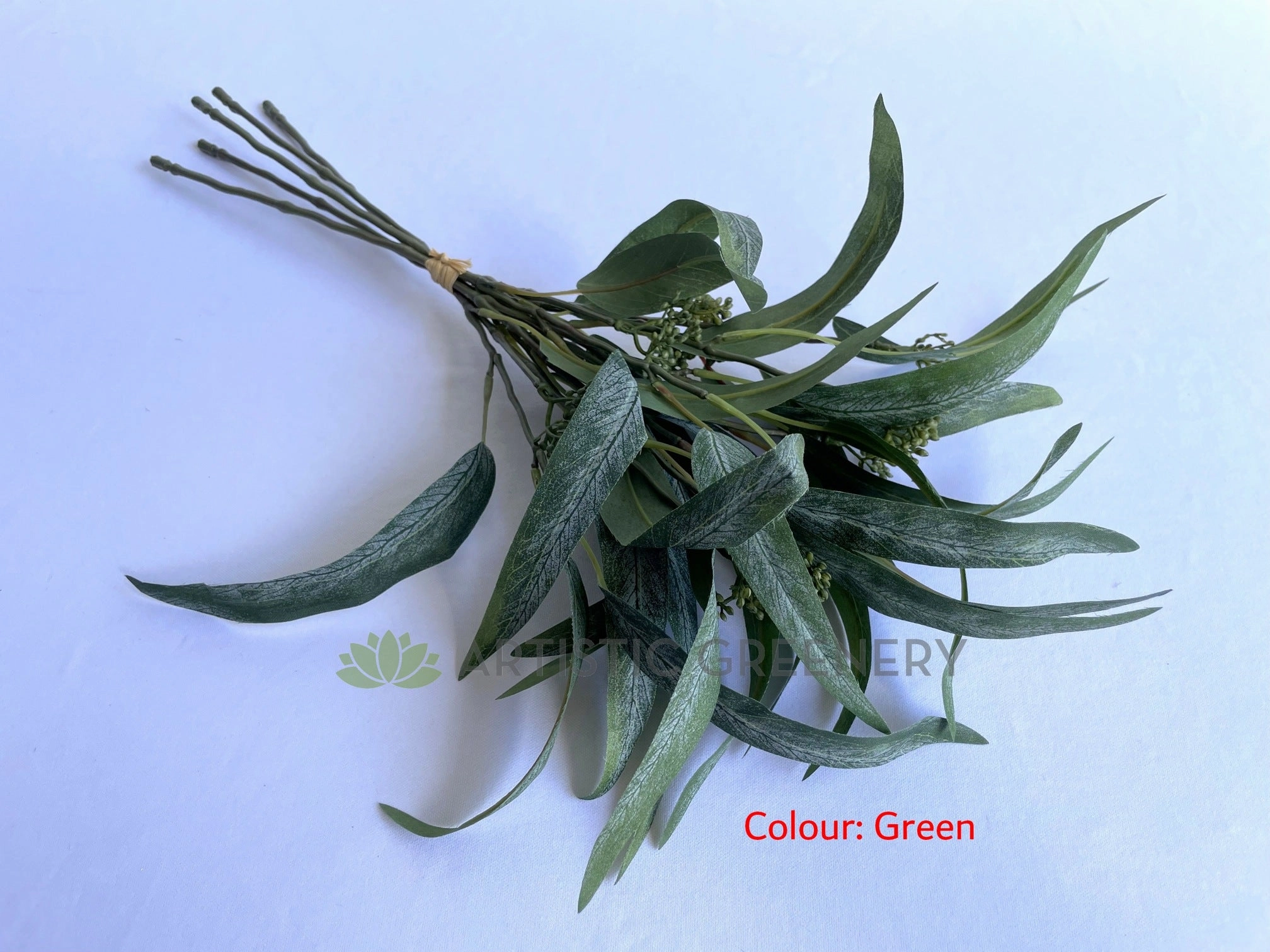 SP0424 Gum Leaf / Eucalyptus Foliage Bunch 54cm4 Colours