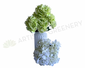 SP0429 Hydrangea Bunch 73cm Light Green / White indoor houseplants  