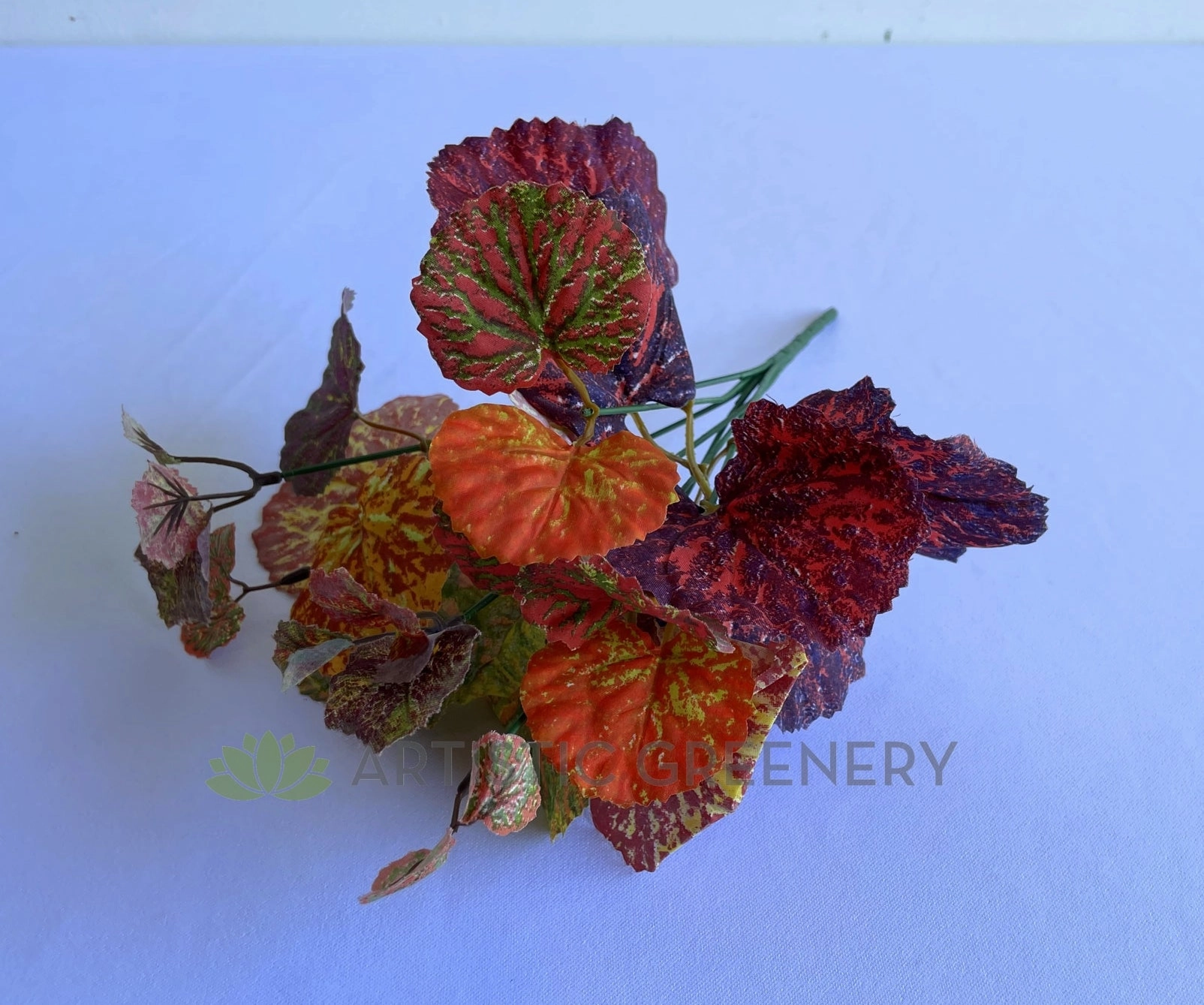 SP0432 Painted-leaf Begonia Bunch 32cm Orange