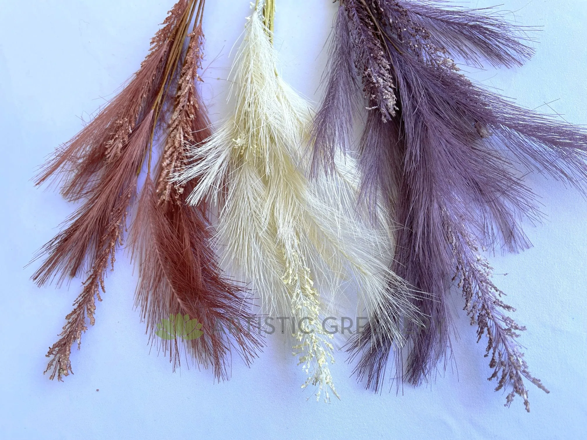 SP0434 Dried Style Pampas Grass Bunch 64cm 3 Colours