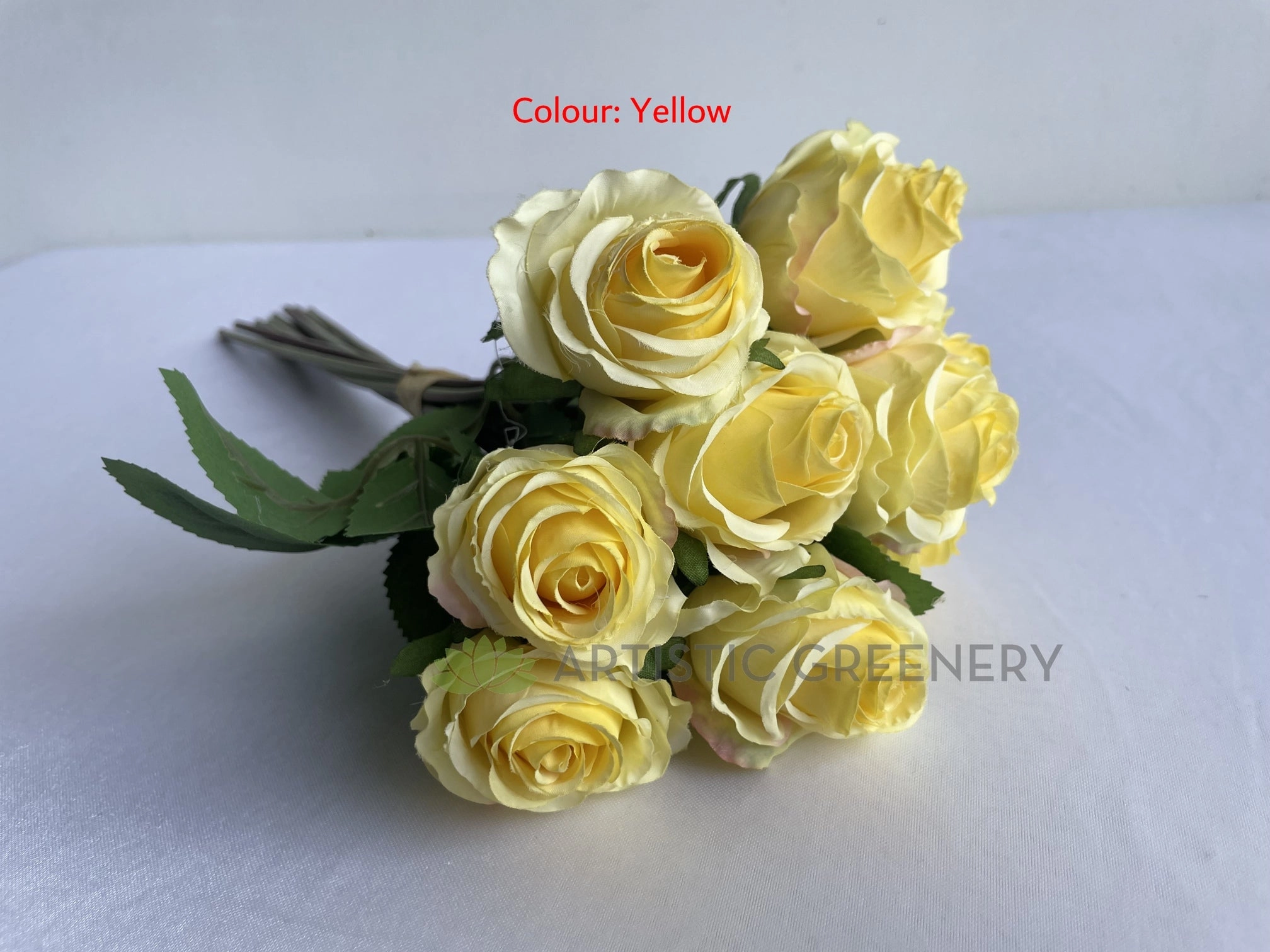 SP0440 Rose Posy 40cm (9 Stems) 5 Colours