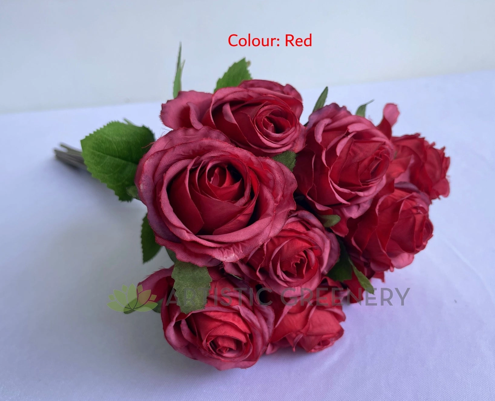 SP0440 Rose Posy 40cm (9 Stems) 5 Colours