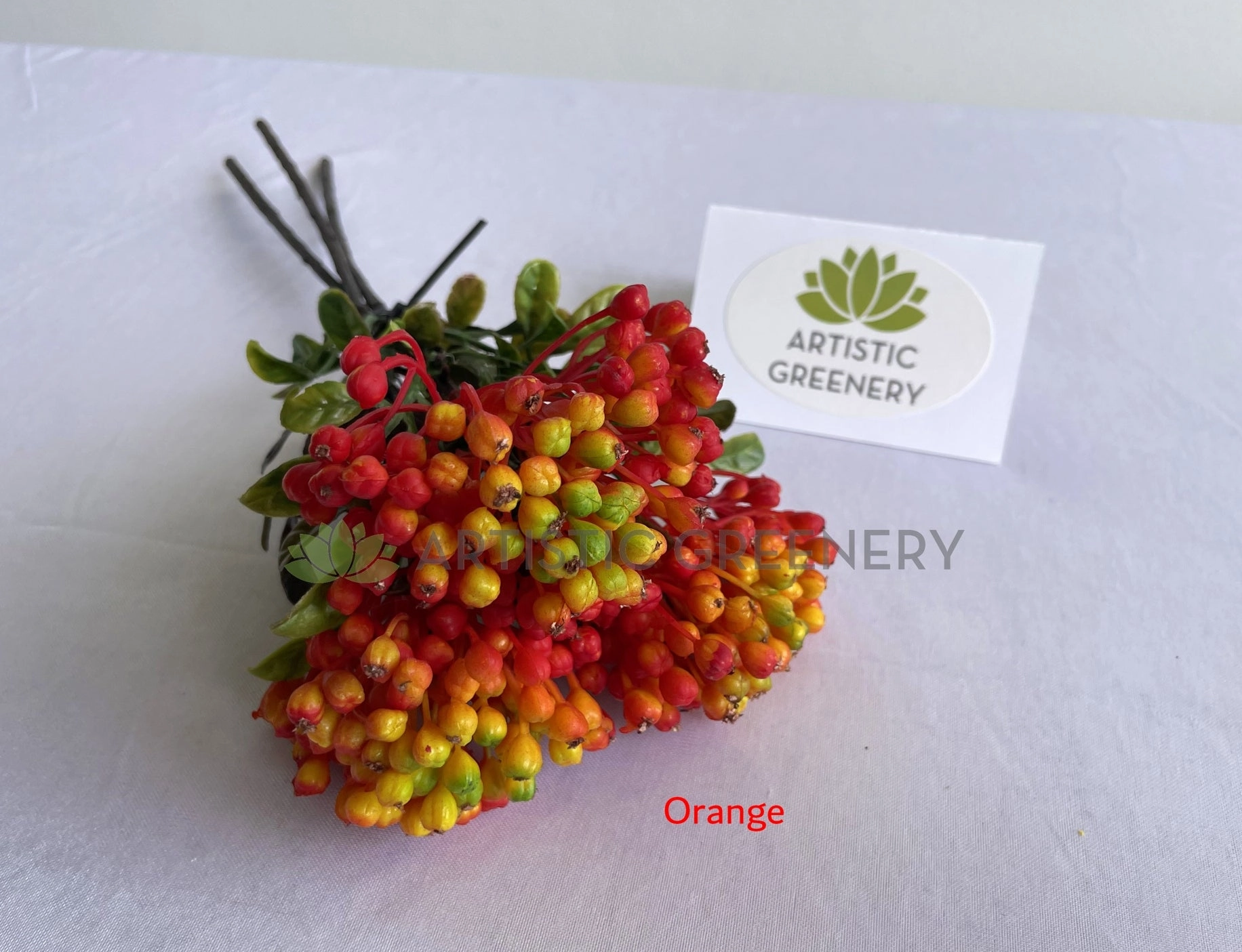 SP0444 Hypericum Buds 33cm (3 stems) Available in 4 Colours