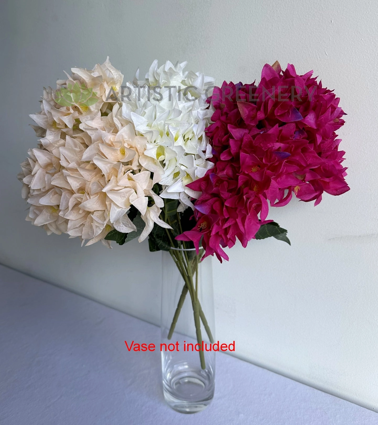 SP0448 Bougainvillea Bunch 48cm Blush / Hot Pink / White