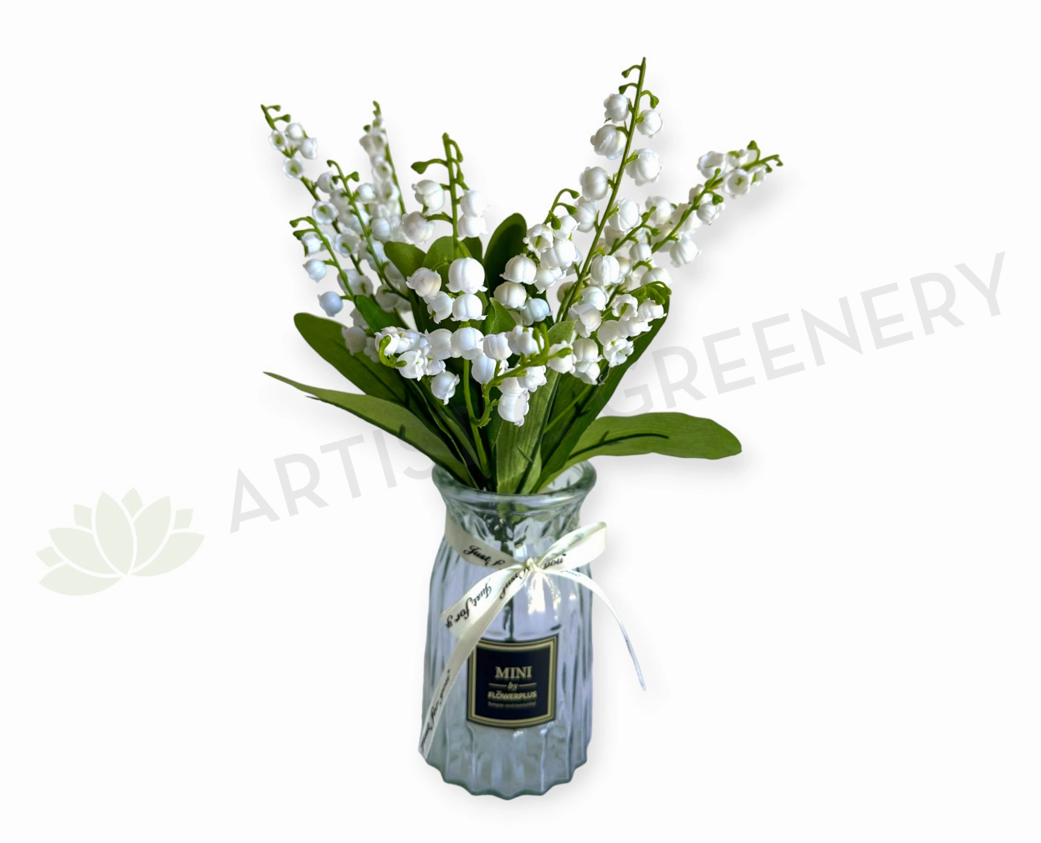 SP0462 Lily of the Valley 33cm White xl flower pot  