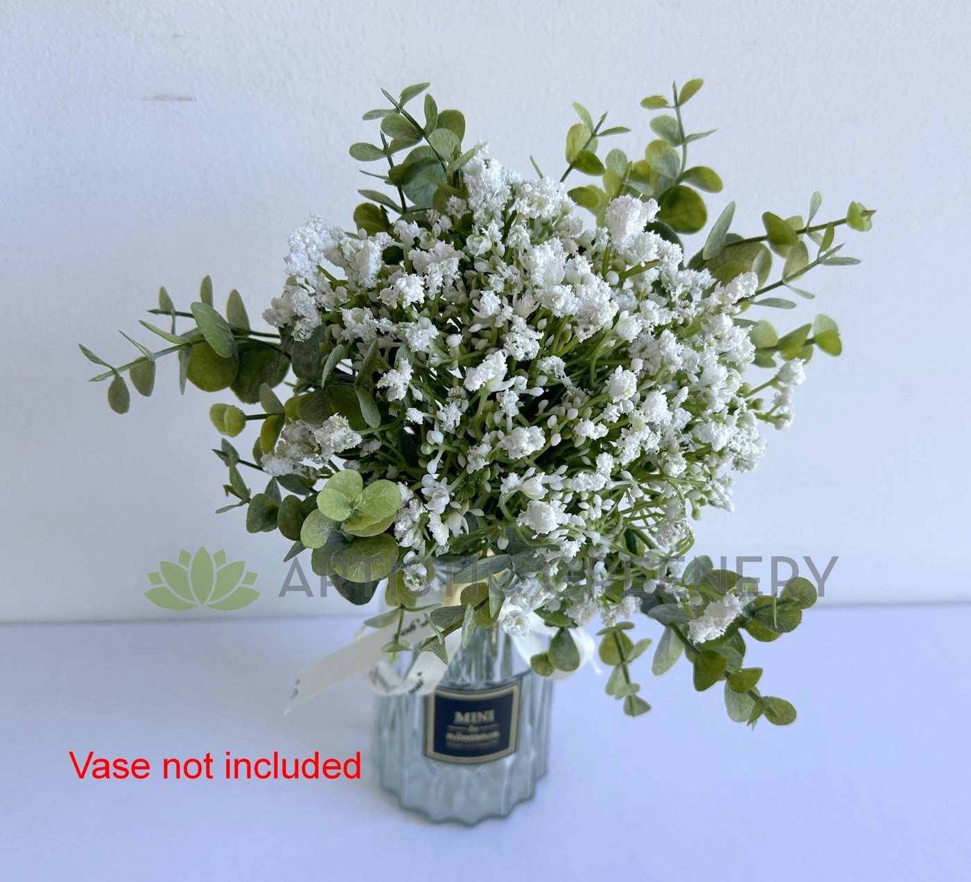 SP0480 Gypso & Eucalyptus Bouquet 32cm
