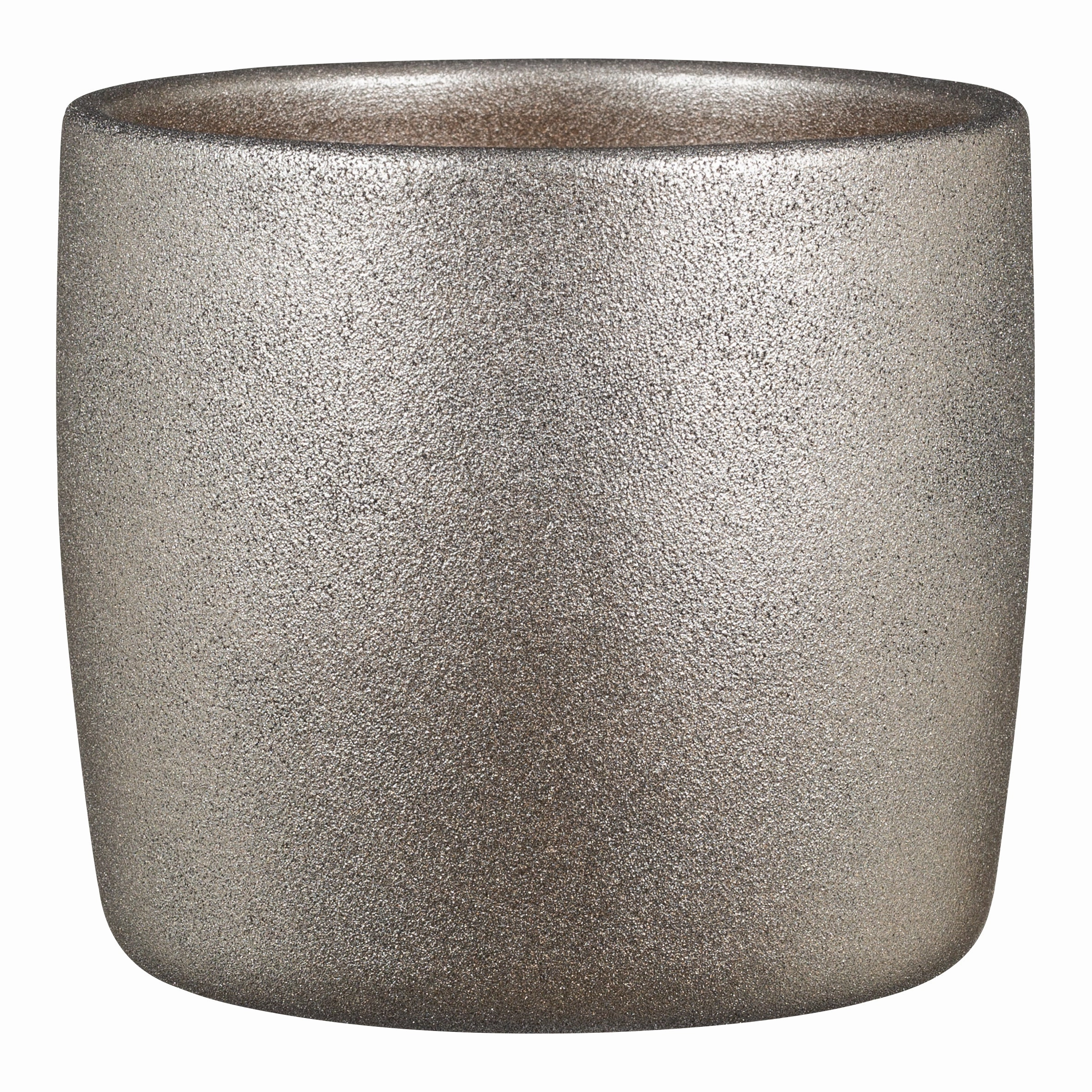 Sparkling Silver Indoor Ceramic Cover Pot Sparkling Silver  (900) tall green plant  