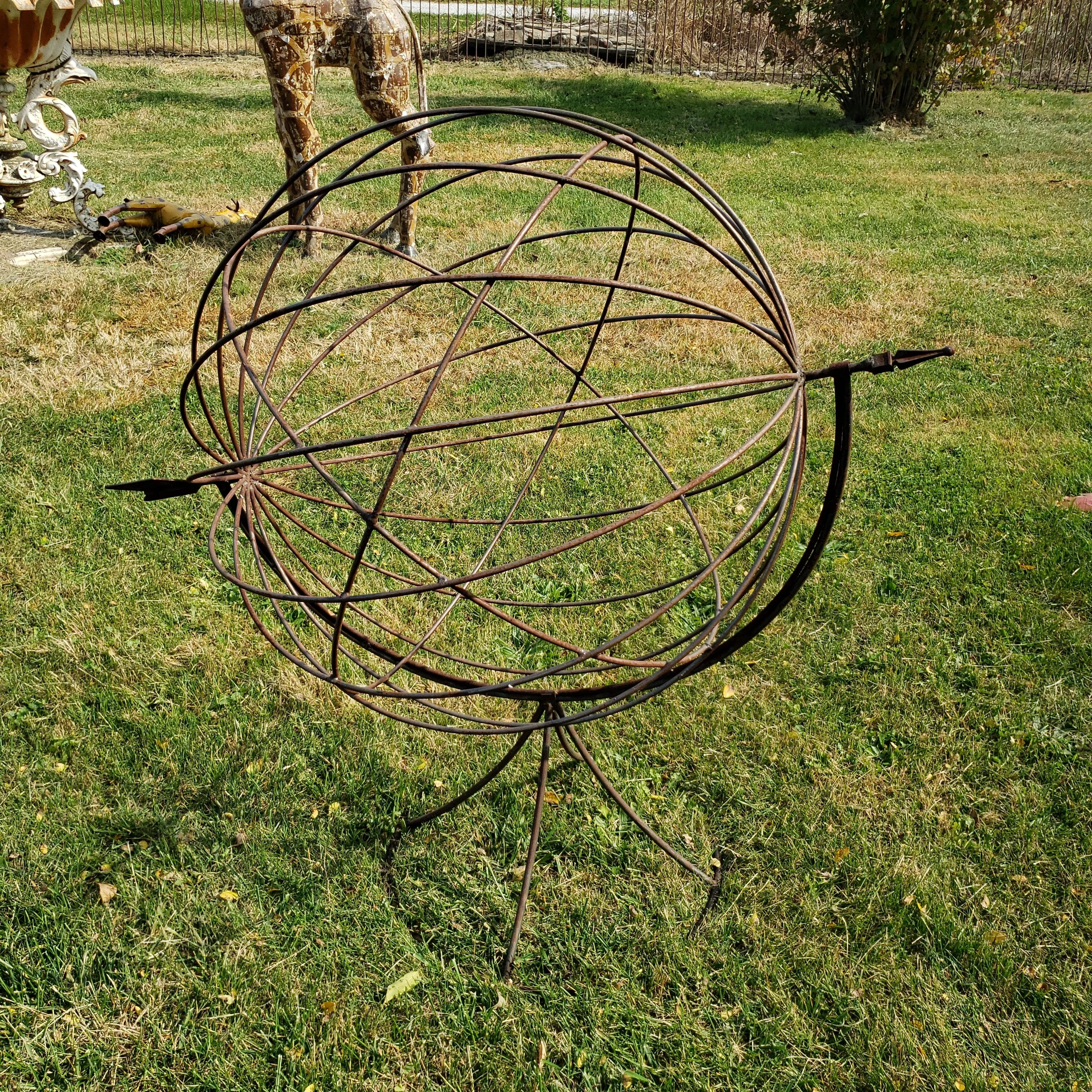 Spinning Sundial dried flower branch  