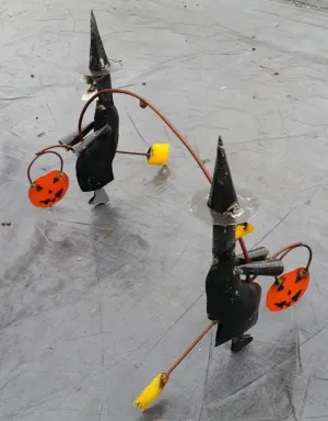 Spinning Witches dried flower branch  