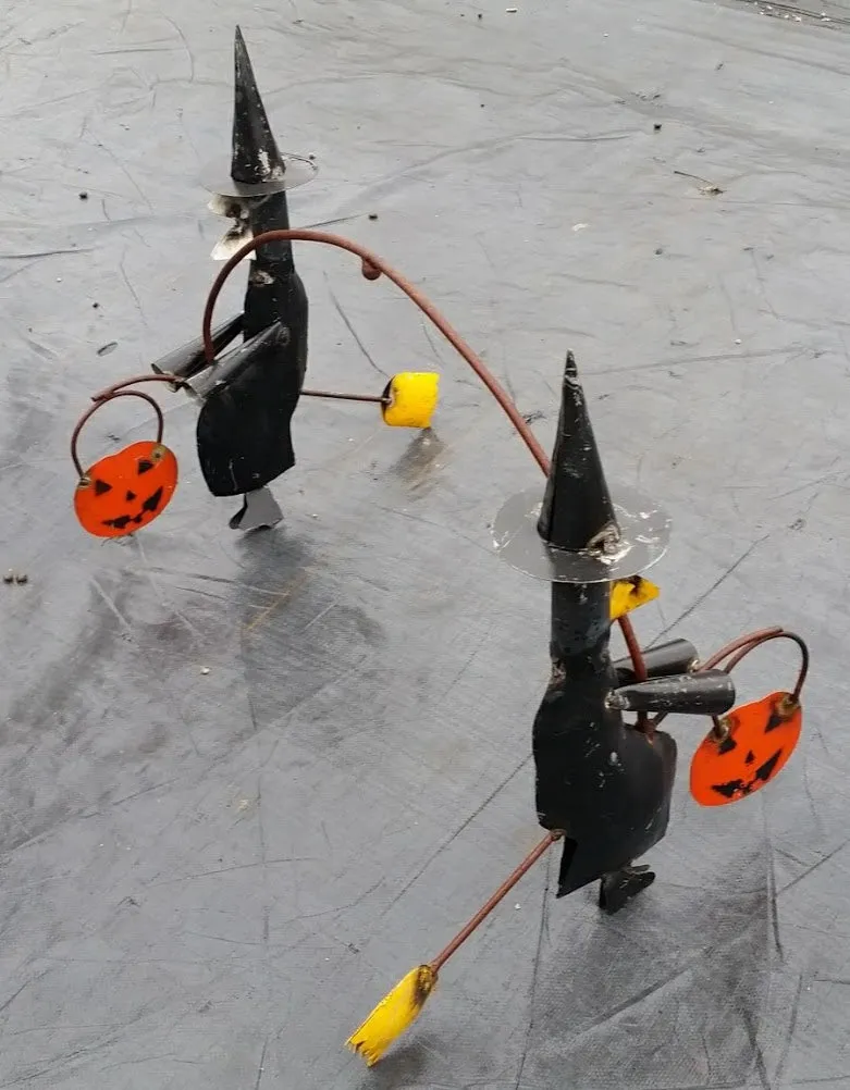 Spinning Witches dried flower branch  