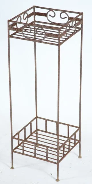 Square 2 Shelf Stand dried flower branch  