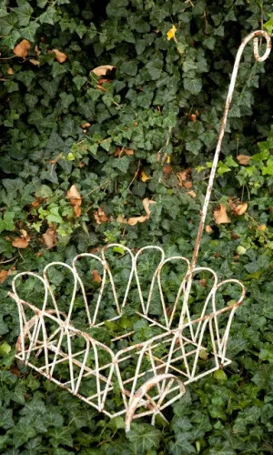 SQUARE CART WITH HANDLE dried flower branch  