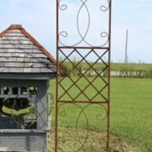 Square Fancy Trellis dried flower branch  