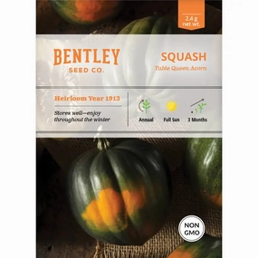Squash, Acorn Seed Packet floating plant shelf  