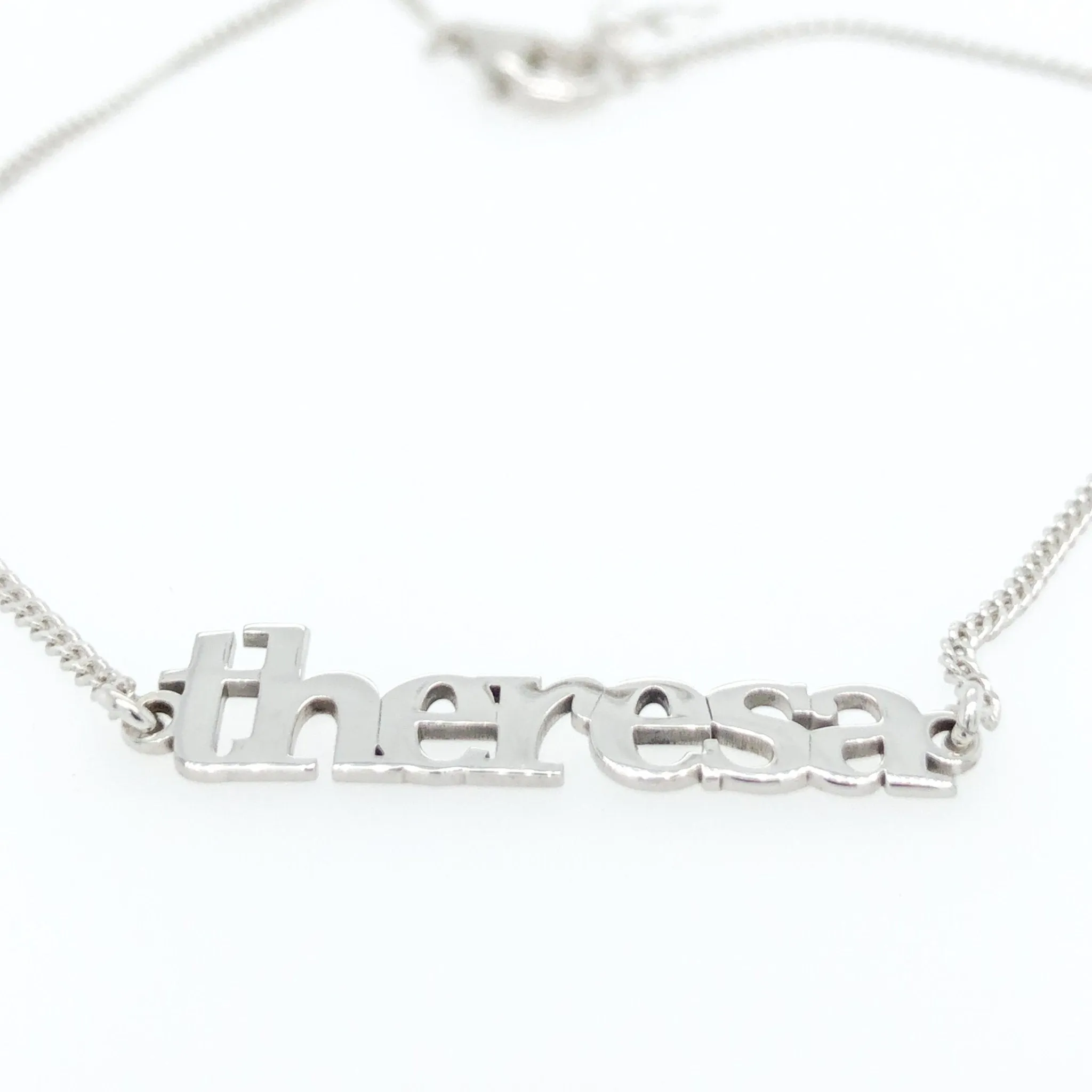 SS 10" Personalized Name Ankle Bracelet