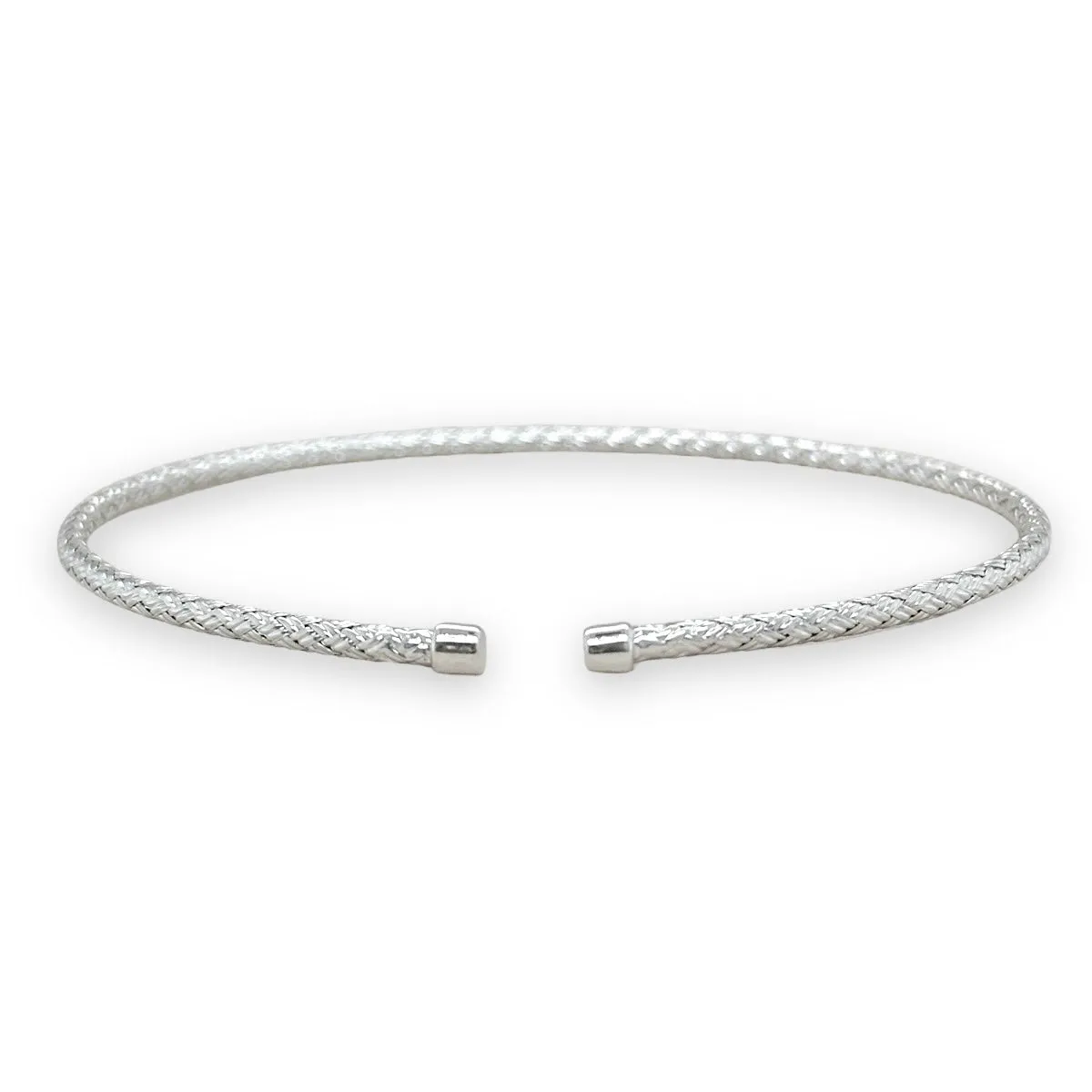 SS 2mm Mesh Cuff Bracelet