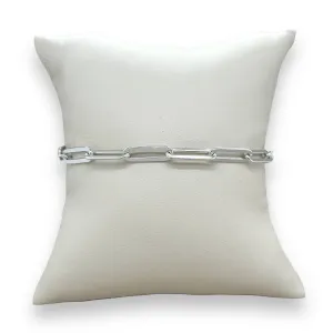 SS 4.6mm Paperclip Bracelet
