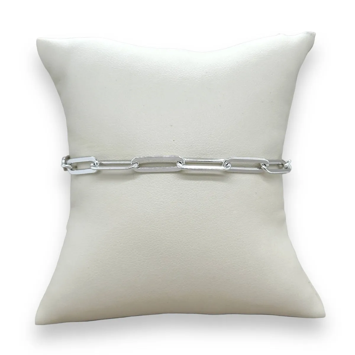 SS 4.6mm Paperclip Bracelet