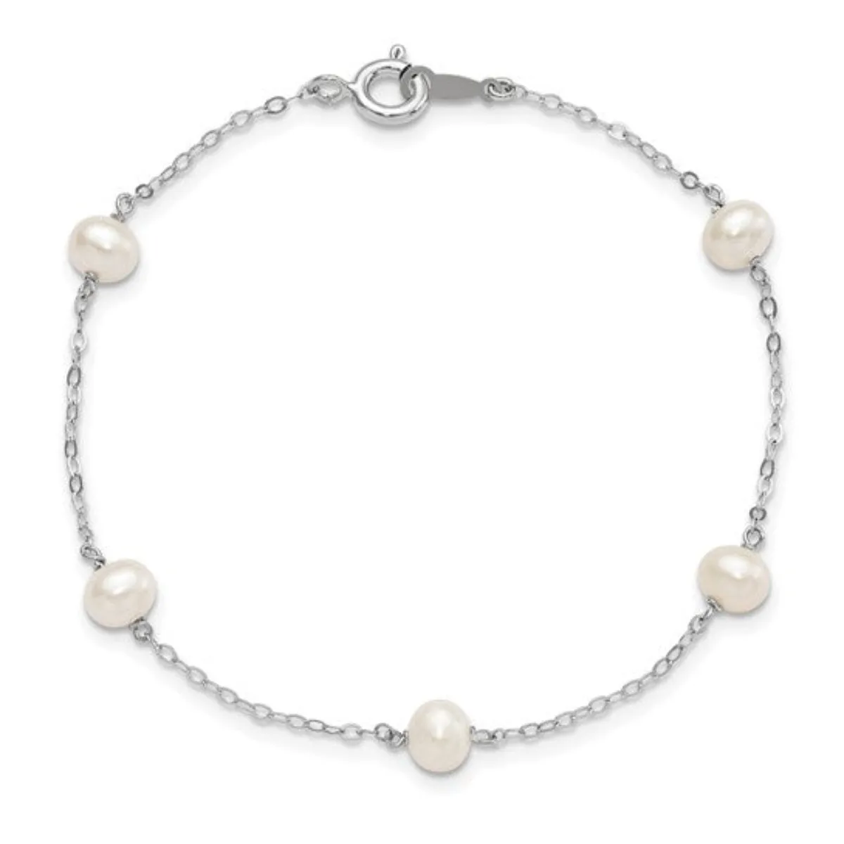 SS 5mm 7" FWP Station Bracelet