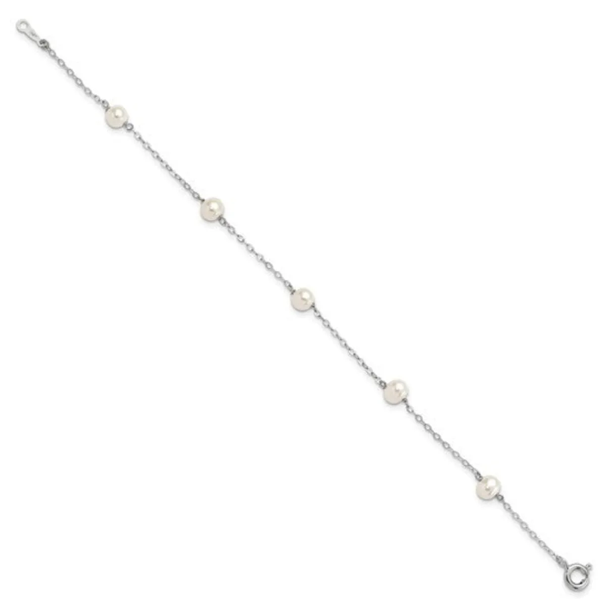 SS 5mm 7" FWP Station Bracelet
