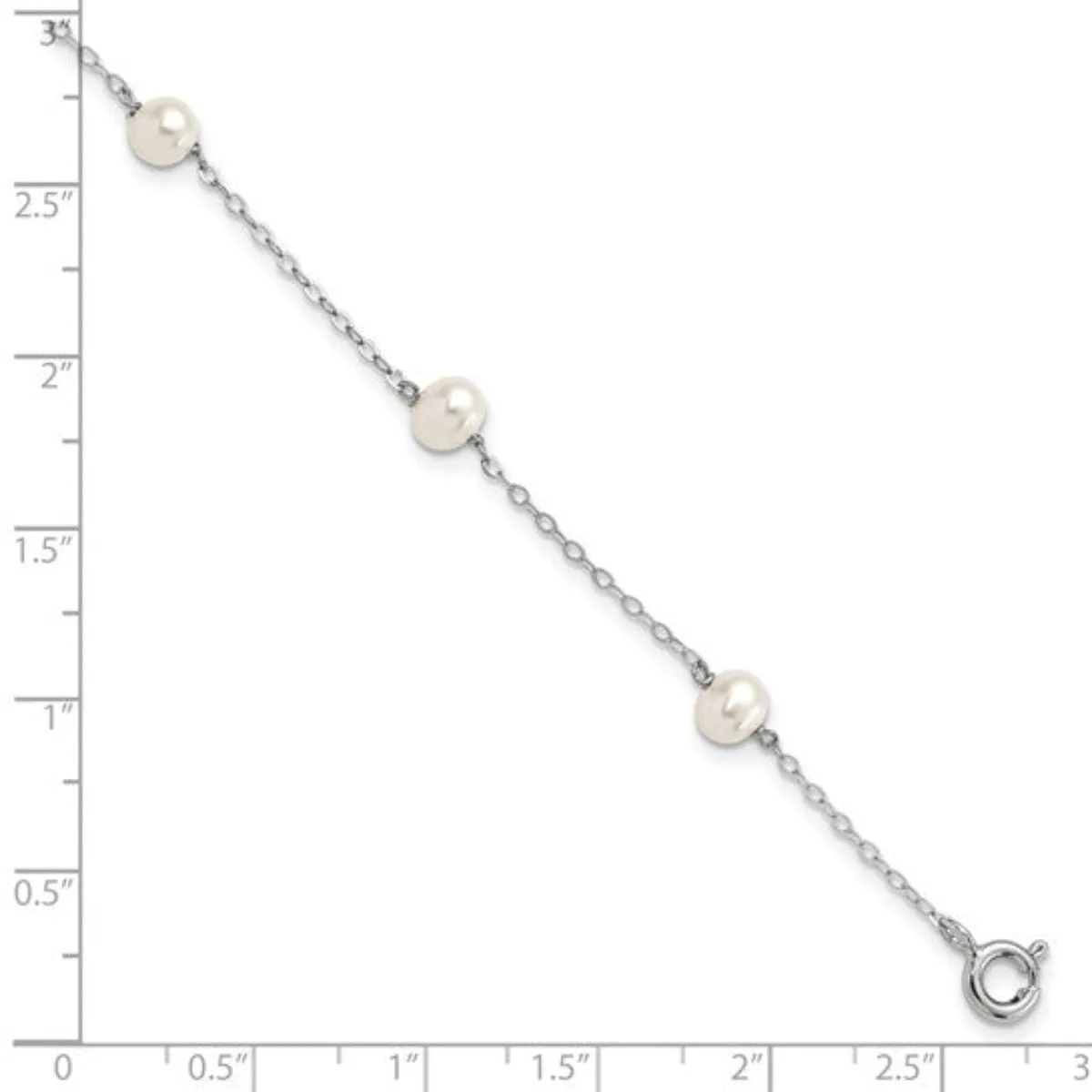 SS 5mm 7" FWP Station Bracelet