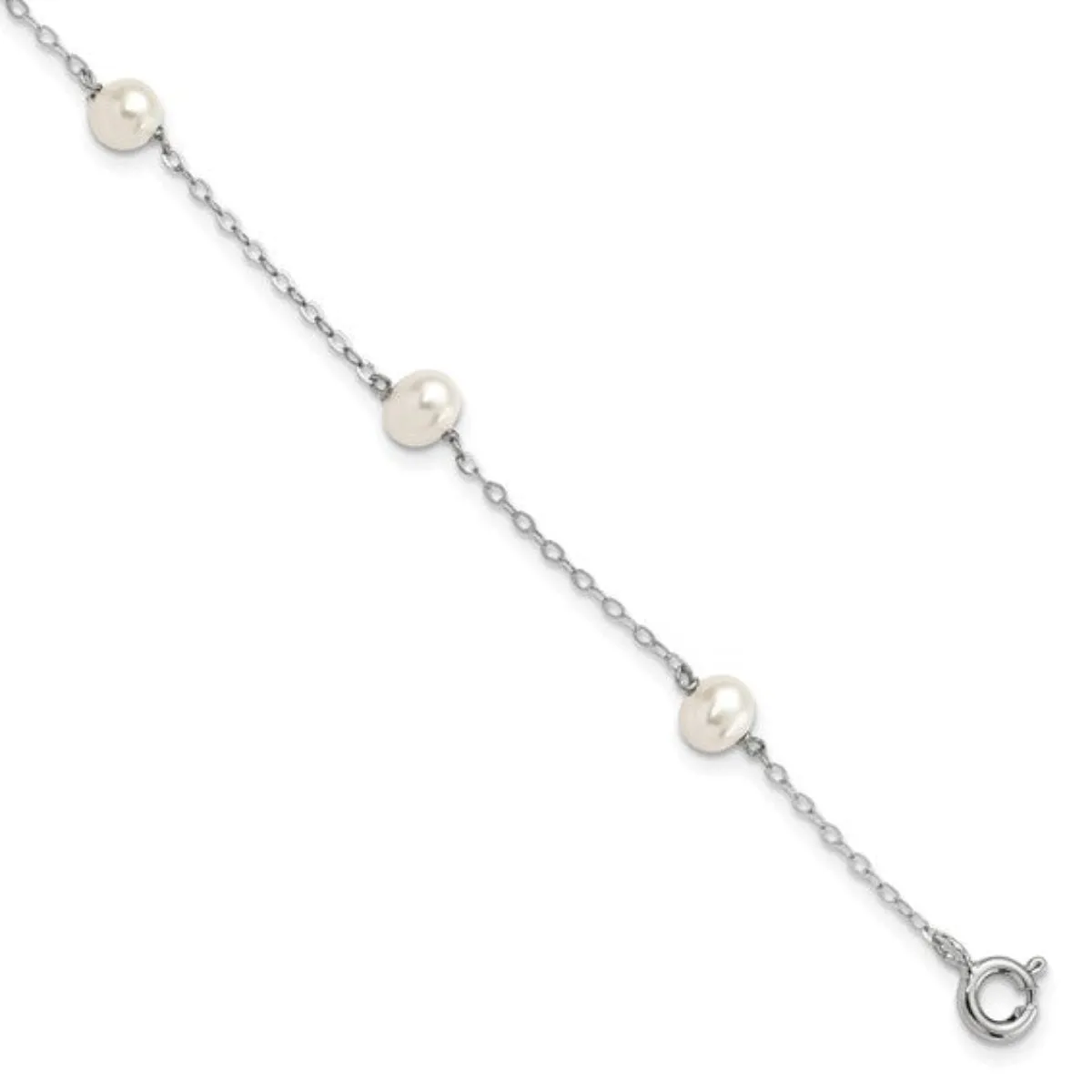 SS 5mm 7" FWP Station Bracelet