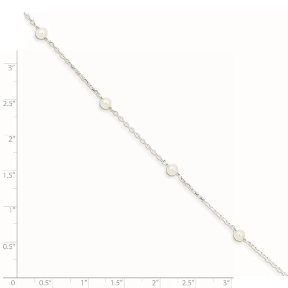 SS 6mm 7" FWP Station Bracelet
