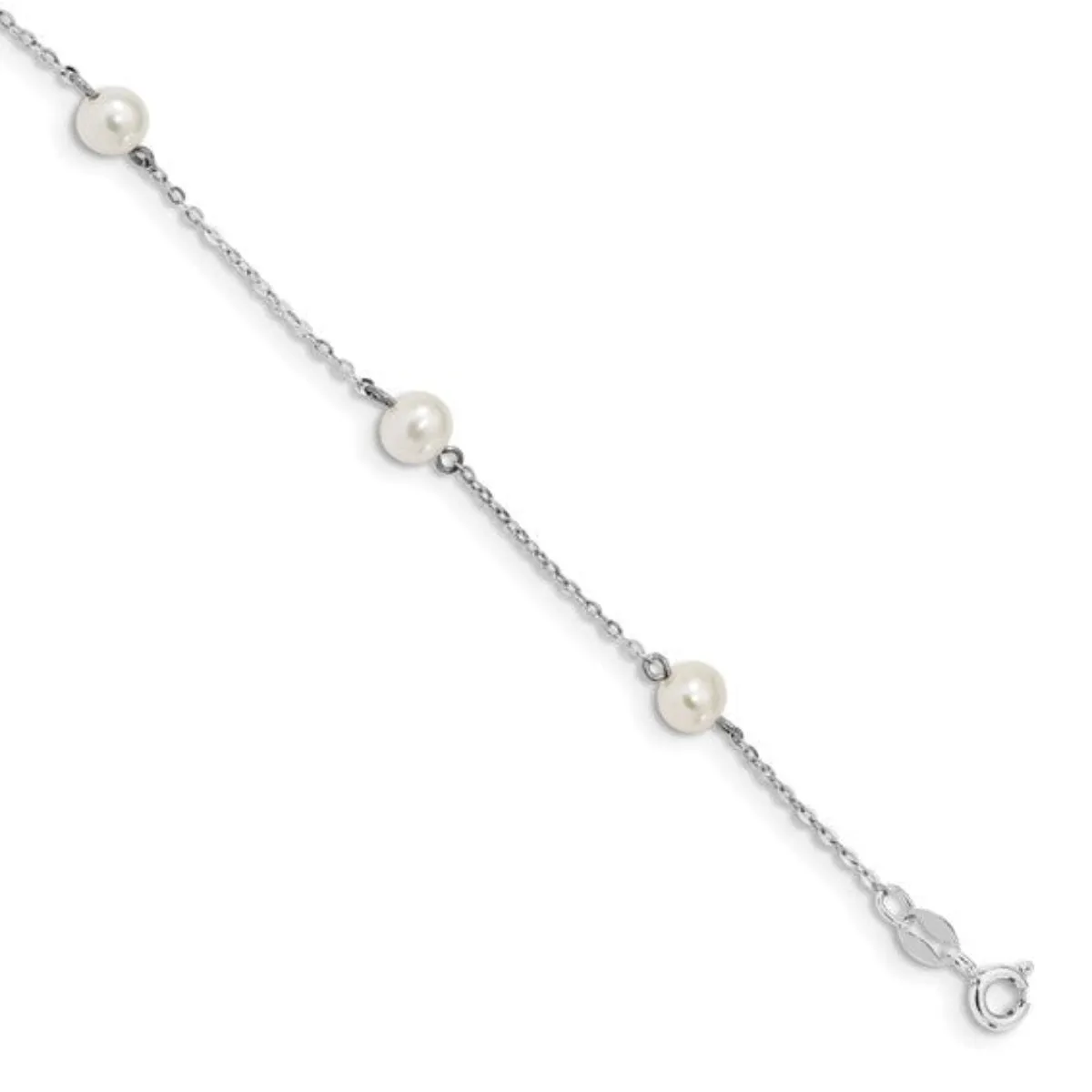SS 6mm 7" FWP Station Bracelet