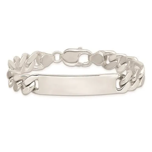 SS 9" Figaro ID Bracelet 25.0grms