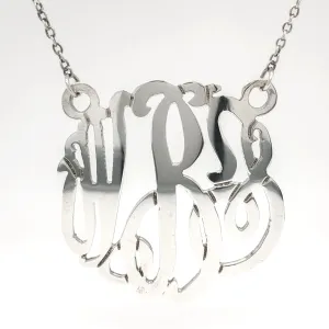 SS Monogram Necklace