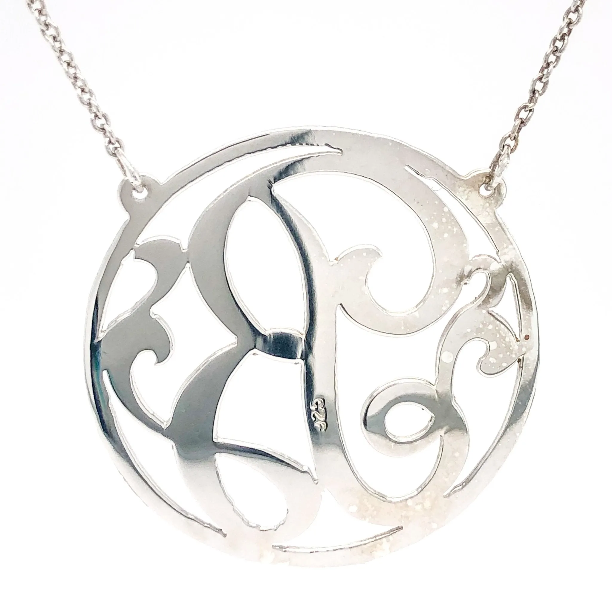 SS Monogram Necklace