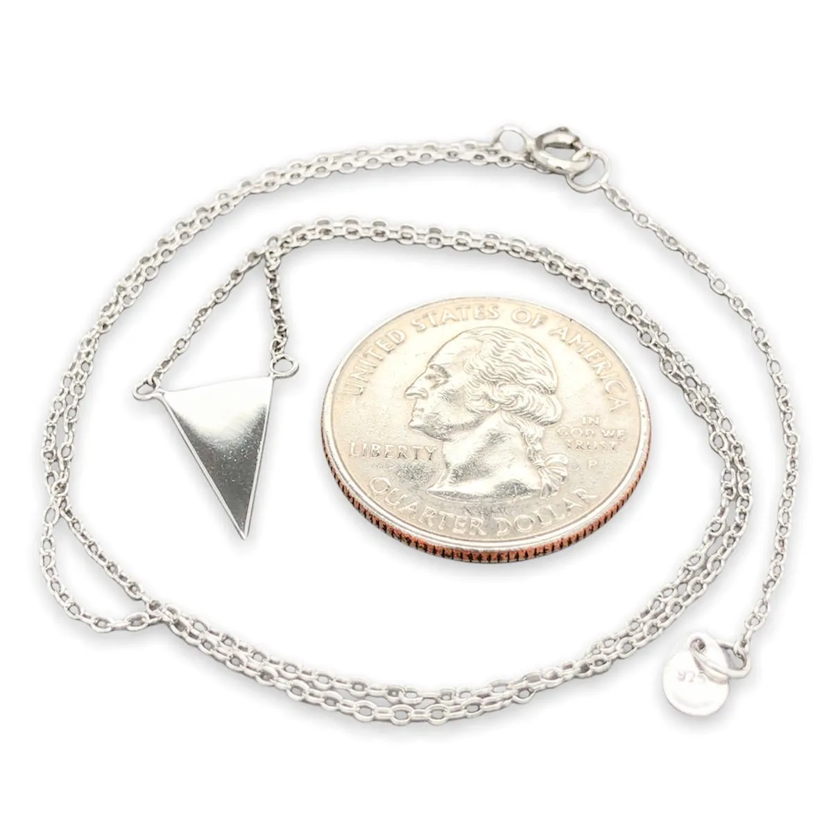SS Triangle Necklace