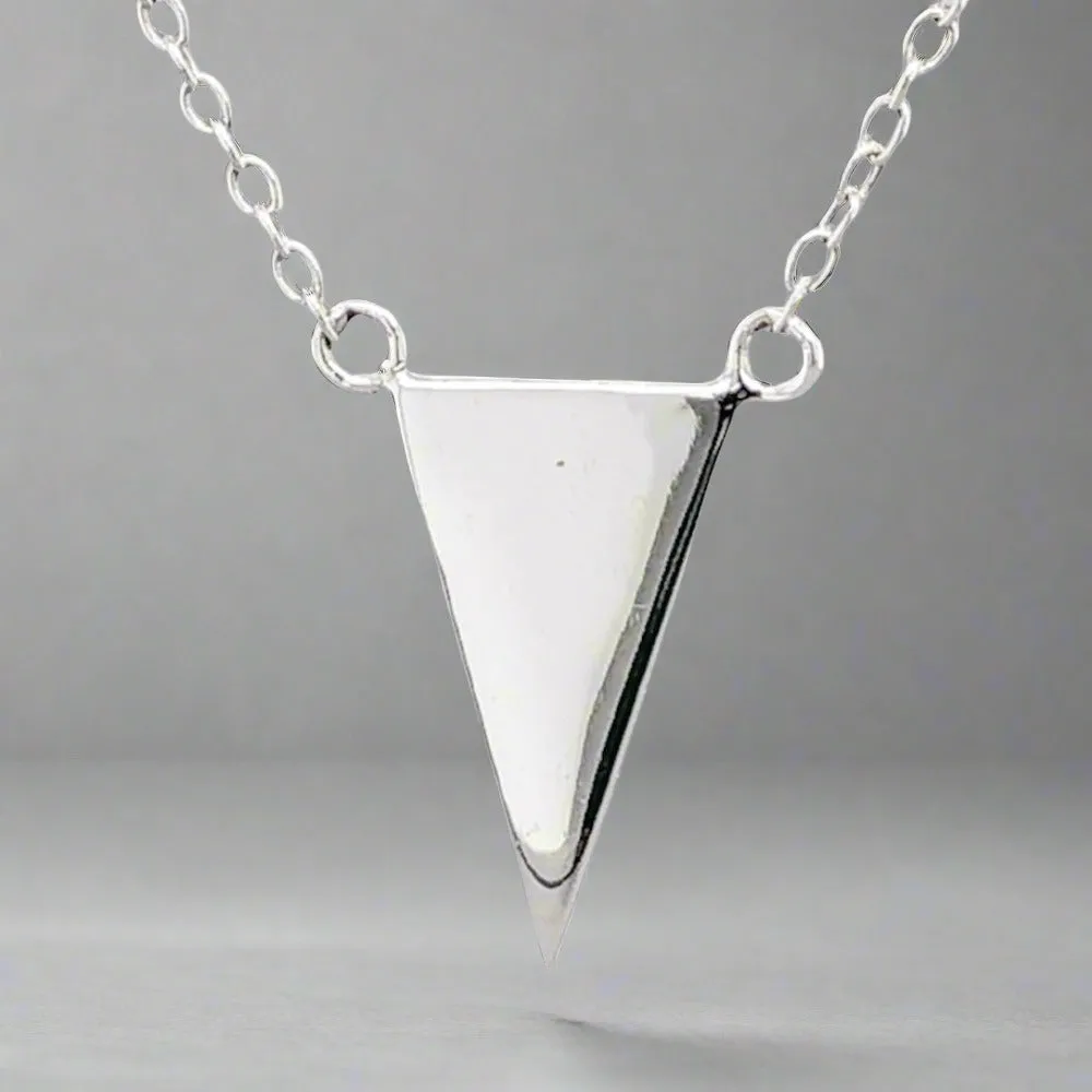 SS Triangle Necklace
