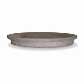 Standard Saucer Dark Basalt Clay plant seeds  