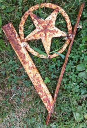Star Flag Holder dried flower branch  