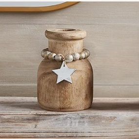 Star Pendant Bud Vase outdoor greenery  
